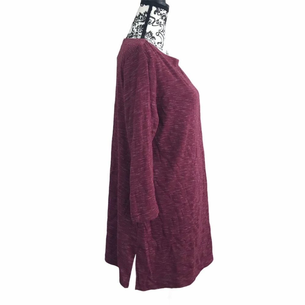 Karen Scott Boat Neck Tunic Top 0X - Picture 7 of 8